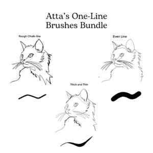 Atta’s One-Line Brushes Bundle